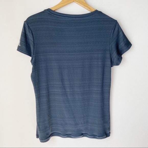 Adidas Gray Climalite Stretch Tee Size Large - Picture 4 of 7